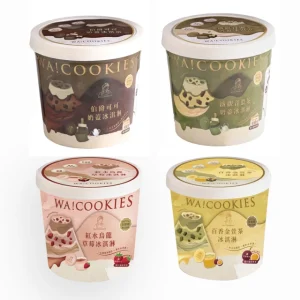 阿奇儂 古娃娃桶裝冰任選4桶(鐵觀音濃茶/伯爵可可/百香金萱茶/紅水烏龍草莓)