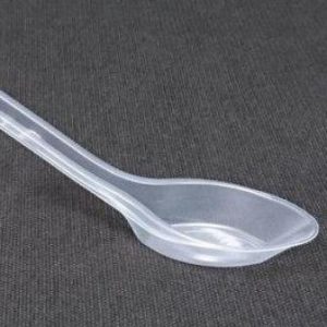 PP彎湯匙-透明(旌)