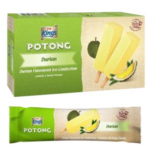 國王榴槤牛奶雪糕特製極濃版4盒(每盒294g 6支裝 夏日消暑聖品 口感綿密榴槤味濃郁)